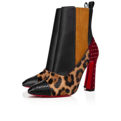 Christian Louboutin Me In The 90s Plume 100 Version Exotic Usnje Boots Škornji Ženske Večbarvni | SI-09077