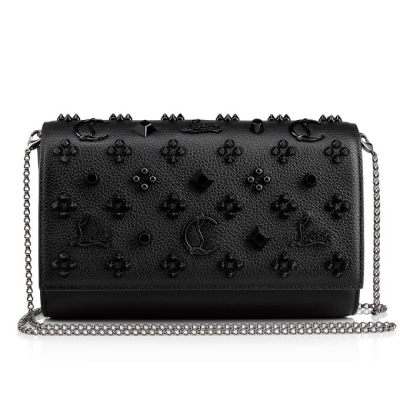 Christian Louboutin Paloma Clutch Classic Usnje Cross Body Bags Cross Body Bags Ženske Črne | SI-98084