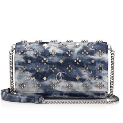 Christian Louboutin Paloma Clutch Creative Usnje Pouches Pouches Ženske Večbarvni Srebrne | SI-92190