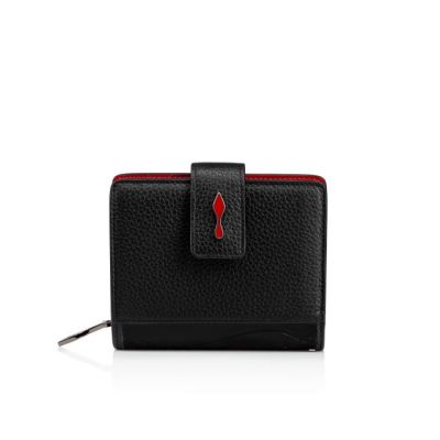 Christian Louboutin Paloma Mini Wll Classic Usnje Wallets Denarnice Ženske Črne | SI-25389