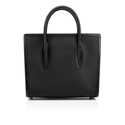 Christian Louboutin Paloma S Medium Classic Usnje Top Handles Top Handles Ženske Črne | SI-17489