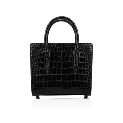 Christian Louboutin Paloma S Mini Creative Usnje Top Handles Top Handles Ženske Črne | SI-41947