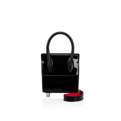 Christian Louboutin Paloma Top Handle Nano Classic Usnje Top Handles Top Handles Ženske Črne | SI-17452