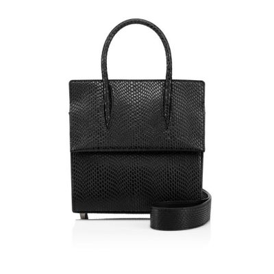 Christian Louboutin Paloma Top Handle Small Creative Usnje Top Handles Top Handles Ženske Črne | SI-61317