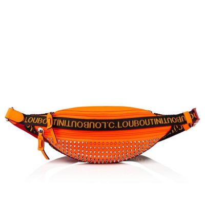 Christian Louboutin Parisnyc Classic Fabric Bum Bags Bum Bags Moški Oranžne Črne Srebrne | SI-12596