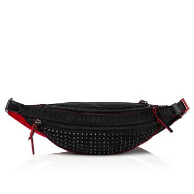 Christian Louboutin Parisnyc Fabric Bum Bags Bum Bags Moški Črne | SI-44159