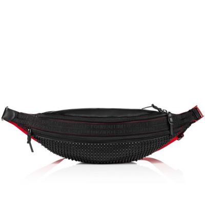 Christian Louboutin Parisnyc Sling Bag Classic Usnje Bum Bags Bum Bags Moški Črne | SI-42174