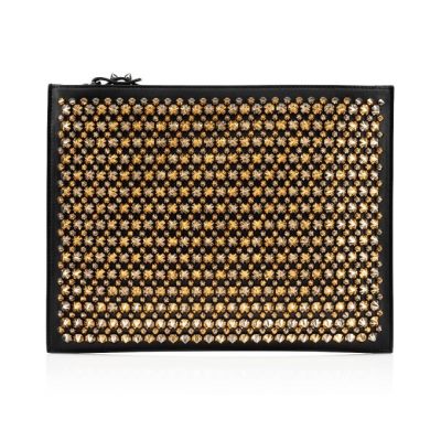 Christian Louboutin Pifpouch Classic Usnje Pouches Pouches Moški Črne Večbarvni | SI-83746