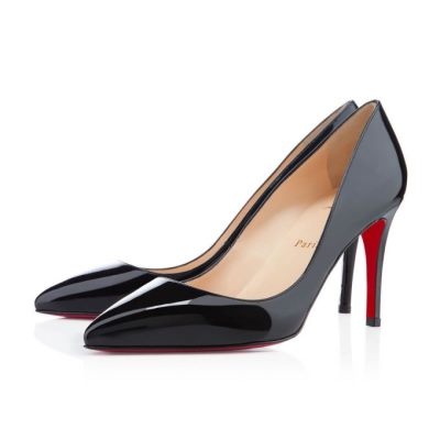 Christian Louboutin Pigalle 085 85 Patent Pumps Pumps Ženske Črne | SI-58062