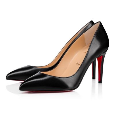 Christian Louboutin Pigalle Nappa Shiny 85 Lambskin Pumps Pumps Ženske Črne | SI-46864