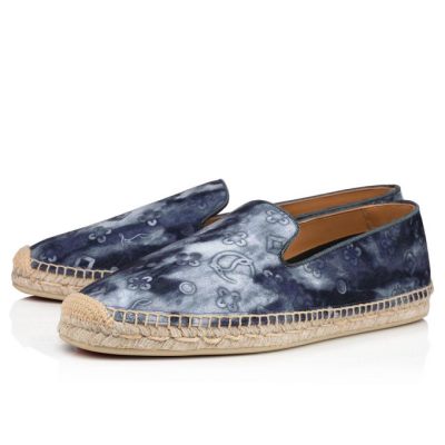 Christian Louboutin Punk Nanou Cotton Espadrilles Espadrilles & Sandals Moški Večbarvni | SI-53475