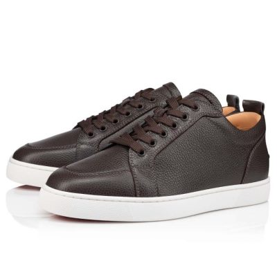 Christian Louboutin Rantulow 000 Calf Sneakers Superge Moški Temno Sive | SI-77553