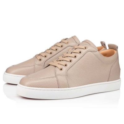 Christian Louboutin Rantulow 000 Calf Sneakers Superge Moški Bež | SI-97235