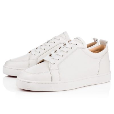 Christian Louboutin Rantulow 000 Latte Calf Sneakers Superge Moški Bele | SI-40669