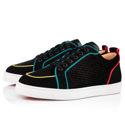 Christian Louboutin Rantulow Orlato Velvet Sneakers Superge Moški Črne Večbarvni | SI-62719