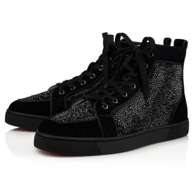 Christian Louboutin Rantus Strass 000 Strass Sneakers Superge Moški Črne | SI-37750