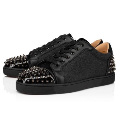 Christian Louboutin Seavaste 2 Creative Usnje Sneakers Superge Moški Črne | SI-19641