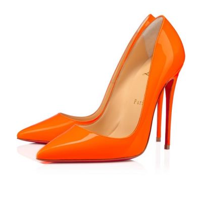 Christian Louboutin So Kate 120 Patent Pumps Pumps Ženske Oranžne | SI-58812