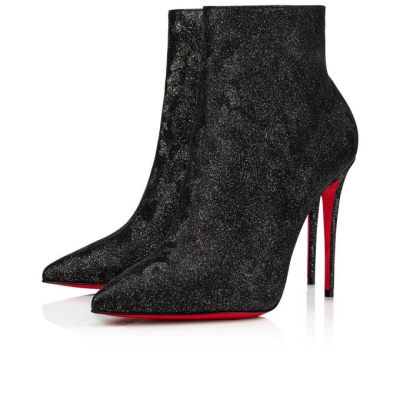 Christian Louboutin So Kate Booty 100 Boots Škornji Ženske Črne | SI-25000