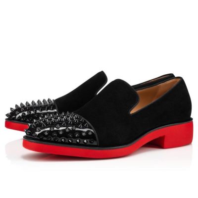 Christian Louboutin Spooky Rxl Calf Loafer Mokasini Moški Črne | SI-25731