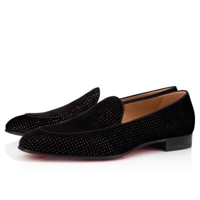 Christian Louboutin Style On The Nile Velvet Loafer Mokasini Moški Večbarvni | SI-61312