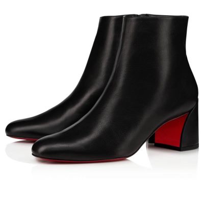 Christian Louboutin Turela 055 55 Calf Boots Škornji Ženske Črne | SI-64232