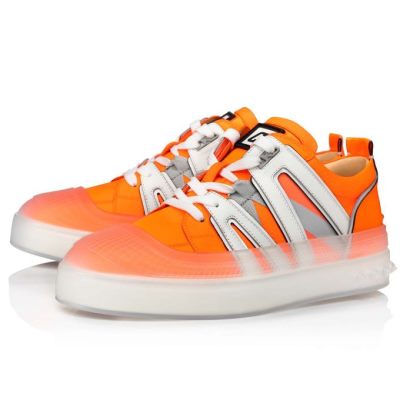 Christian Louboutin Vida Viva Calf Sneakers Superge Moški Oranžne | SI-12459