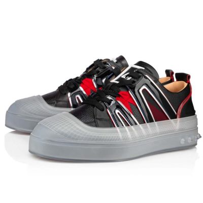 Christian Louboutin Vida Viva Calf Sneakers Superge Moški Črne | SI-39430