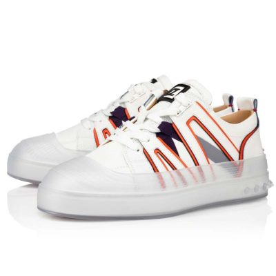 Christian Louboutin Vida Viva Calf Sneakers Superge Moški Bele | SI-93798