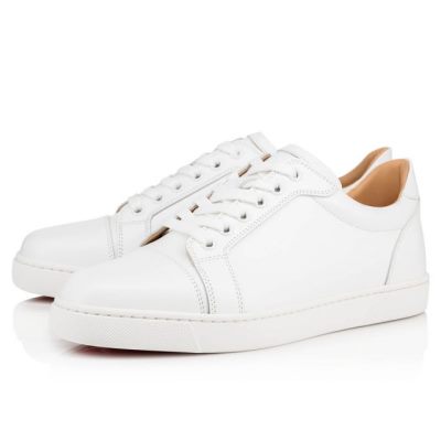 Christian Louboutin Vieira 000 Calf Sneakers Superge Ženske Bele | SI-02245