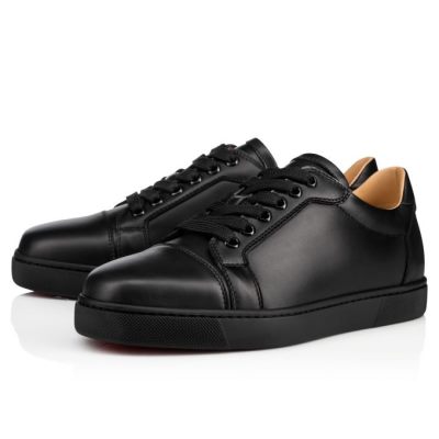 Christian Louboutin Vieira 000 Calf Sneakers Superge Ženske Črne | SI-05579