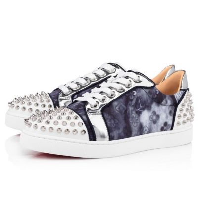Christian Louboutin Vieira 2 Orlato Cotton Sneakers Superge Ženske Večbarvni | SI-52581