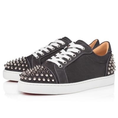 Christian Louboutin Vieira 2 Orlato Veau Velours Sneakers Superge Ženske Sive | SI-40996