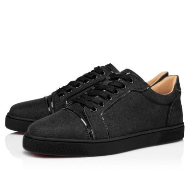 Christian Louboutin Vieira Calf Sneakers Superge Ženske Črne | SI-25233