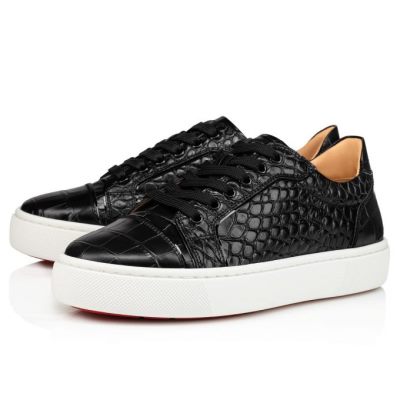 Christian Louboutin Vieirissima Calf Sneakers Superge Ženske Črne | SI-16494