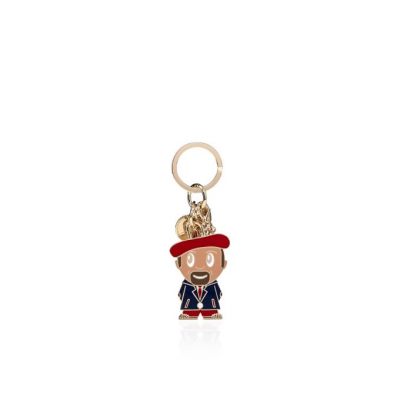 Christian Louboutin W Super Loubichristian Metallic Finish Keyrings Obesek Za Ključe Moški Večbarvni | SI-63665